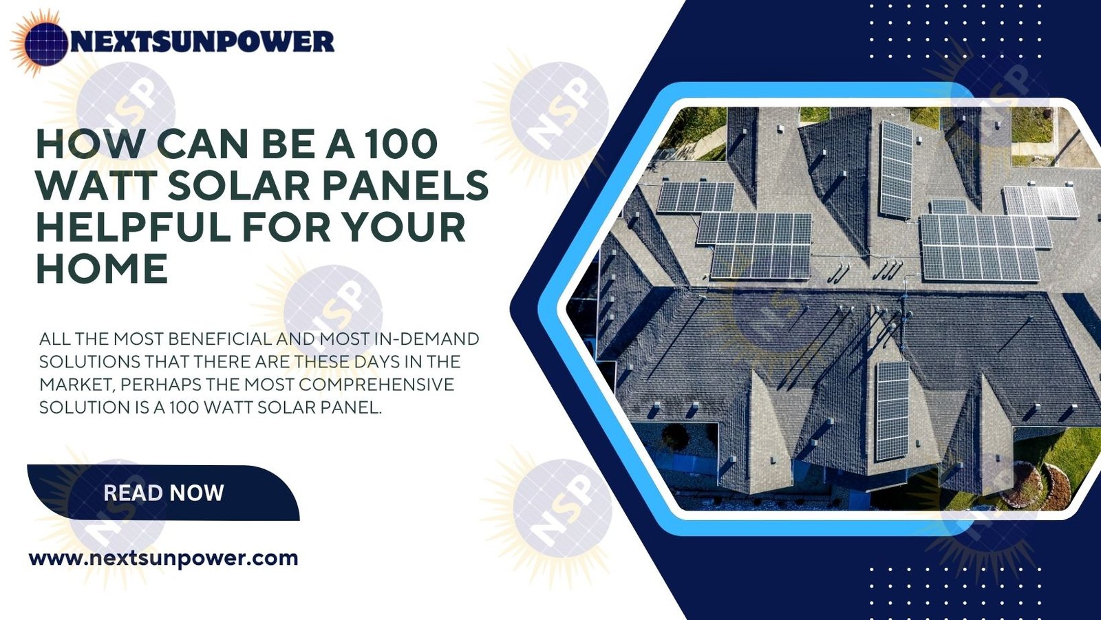 How Can Be a 100 Watt Solar Panels Helpful For Your Home