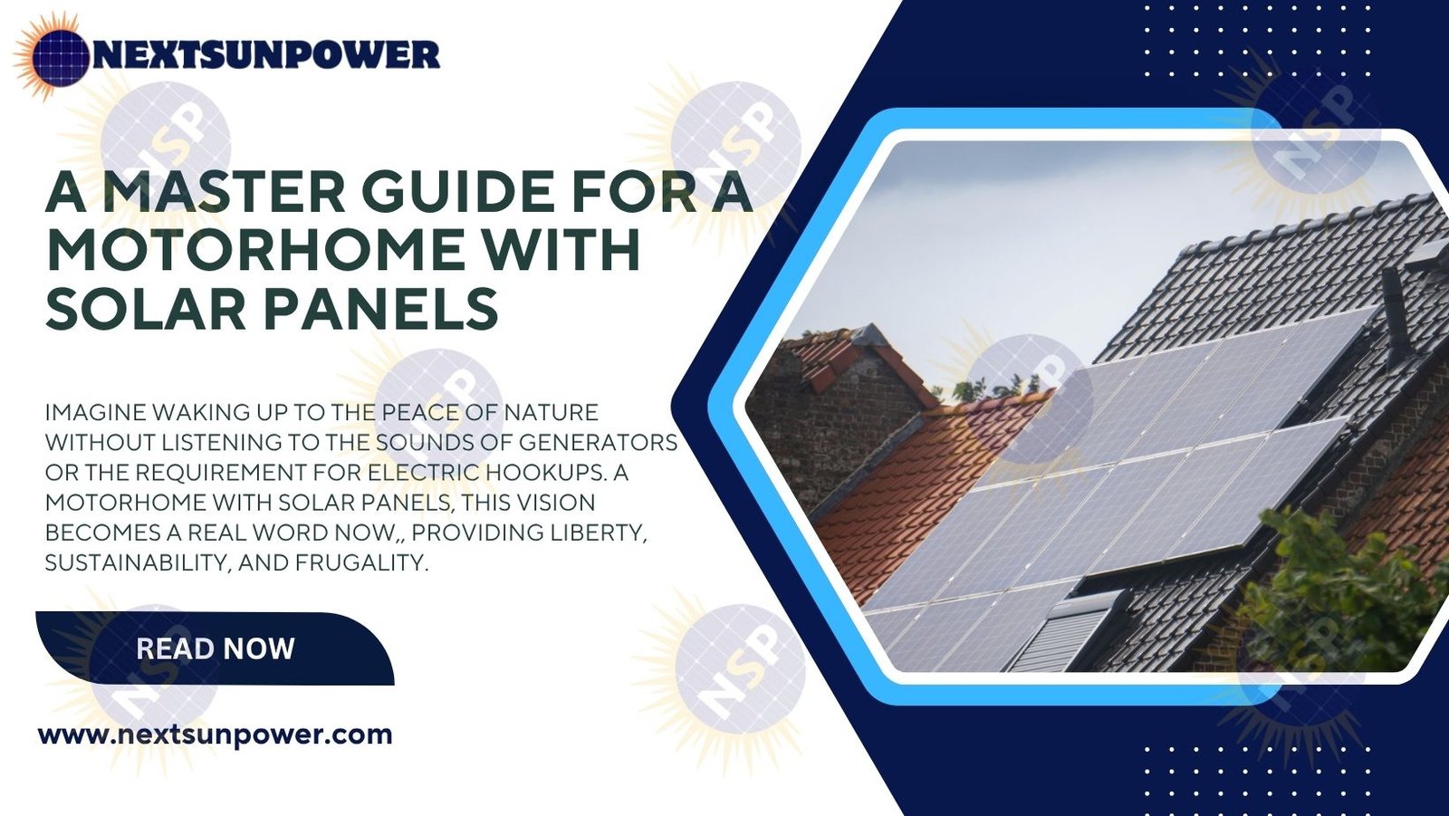 A Master Guide For a Motorhome with Solar Panels  