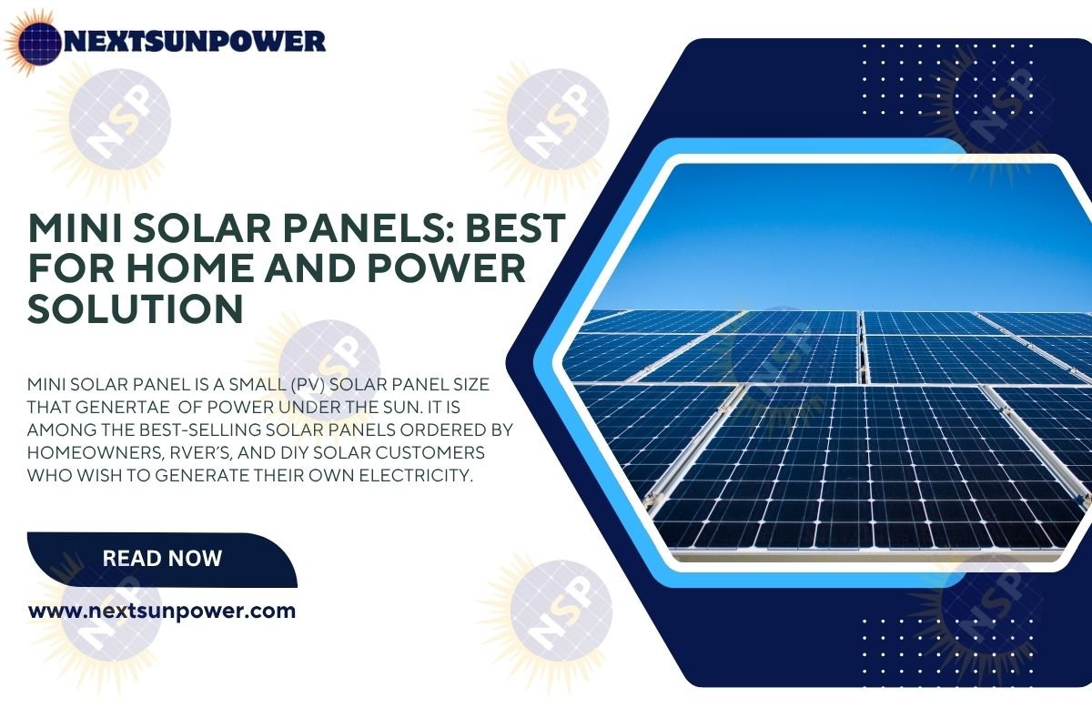 The Ultimate Guide to Mini Solar Panels: Mini Power for the Green Modern Home