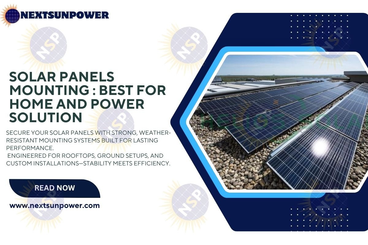solar panels mounting